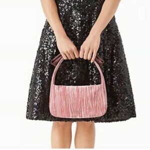 ✨NWT Kate Spade Crush Velvet Baguette - Pomegranate✨